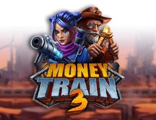 Money Train 3 slot logo by Relax Gaming at Saletti Casino